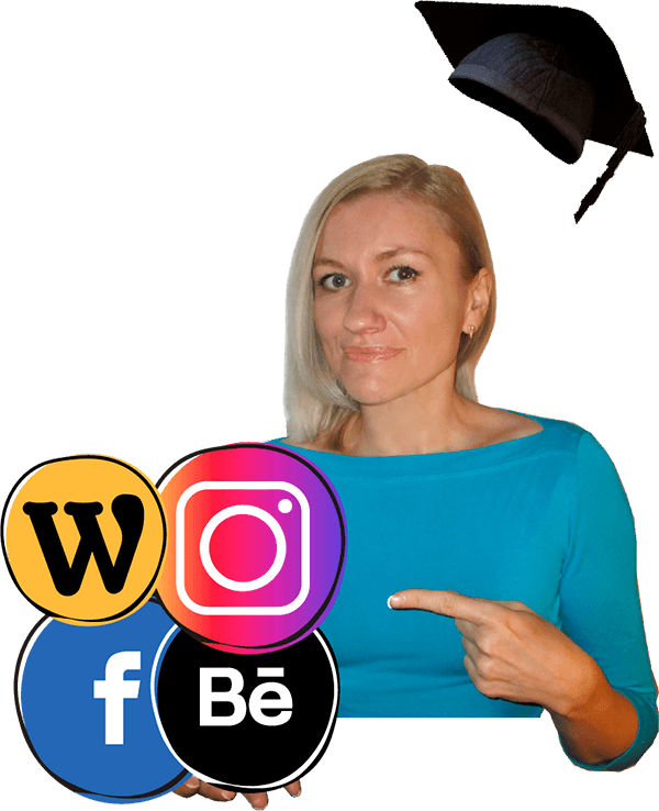 Katya Blinova, a webdesigner from Russia